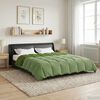 vidaXL Winter Duvet Quilted Green 200 x 240 cm Microfiber