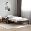 vidaXL Bed Frame without Mattress Brown Oak 90x200 cm