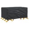 vidaXL Furniture Cover Plain Black 170 x 100 x 70 cm 600D