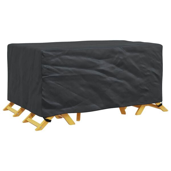 vidaXL Furniture Cover Plain Black 170 x 100 x 70 cm 600D