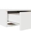vidaXL Bed Drawers White 200 x 36.5 x 16.5 cm Engineered Wood