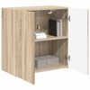 vidaXL TV Wall Cabinet Sonoma Oak 59.5 x 31 x 60 cm Engineered Wood