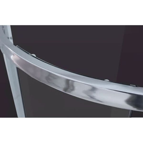 vidaXL Shower Enclosure 80 x 80 cm Curved