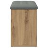 vidaXL Shoe Bench Artisan Oak 82x32x45.5 cm Engineered Wood