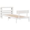 vidaXL Bed Frame without Mattress White 90x200 cm Solid Wood Pine