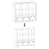 vidaXL Highboard&nbsp;Black 101.5x39x103.5 cm Steel