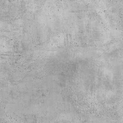 vidaXL Highboard with Glass Door Concrete Grey 35x37x142 cm