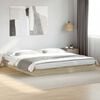 vidaXL Bed Frame without Mattress Sonoma Oak 180x200 cm Engineered Wood