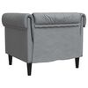 vidaXL Sofa Light Grey 78.5 x 74.5 x 74.5 cm Polyester