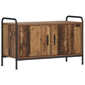 vidaXL TV Cabinet 79.5 x 33 x 50 cm Old Wood Engineered Wood