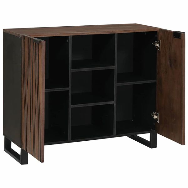vidaXL Sideboard Brown 90 x 33 x 75 cm Solid mango wood