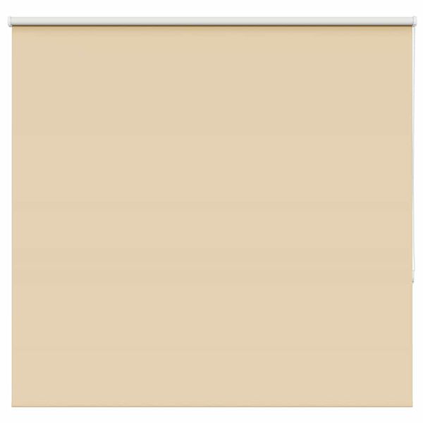 vidaXL Roller Blind Blackout Beige 155x175 cm Fabric Width 151.6 cm Polyester