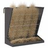vidaXL Hay Feeder Black 71 x 33 x 70 cm Cold-Rolled Steel
