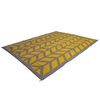 Bo-Camp Outdoor Rug Chill mat Flaxton 2.7x2 m L Ochre Yellow