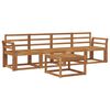 vidaXL Outdoor Sofa Set 5 pcs Natural Solid Acacia Wood