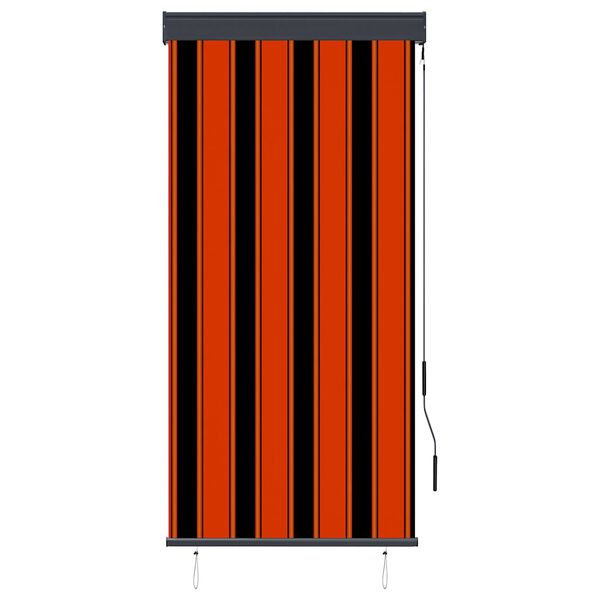 vidaXL Outdoor Roller Blind 80x250 cm Orange and Brown