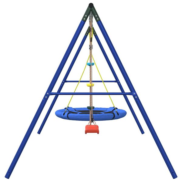 vidaXL Outdoor Swing Set with Swing, Disc Swing, Saucer Swing