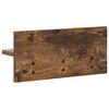 vidaXL Wall-Mounted Coat Rack Smoked Oak 40 x 10.5 x 18 cm