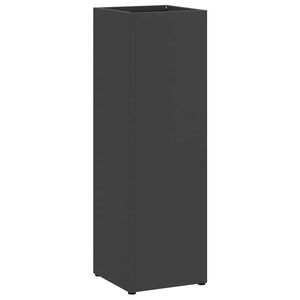 vidaXL Rain Umbrella Stand Black 15.5 x 15.5 x 49 cm Steel