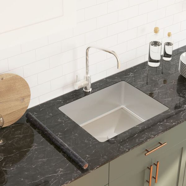 vidaXL Furniture Stickers Self-Adhesive Marble Black 90x500 cm PVC