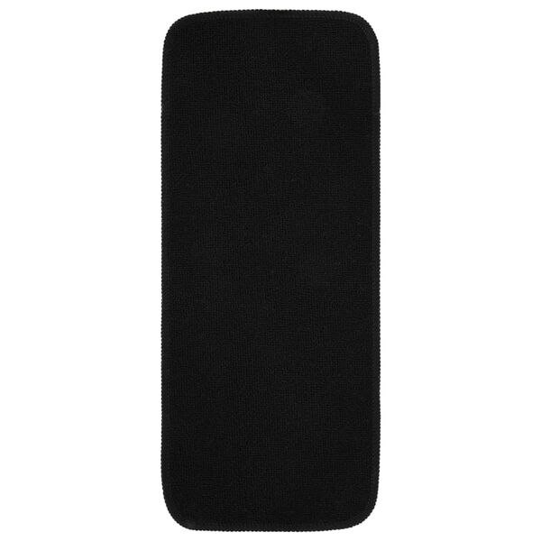 vidaXL Anti Slip Stair Mats 15 pcs 60x25 cm Black Rectangular
