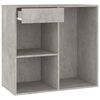 vidaXL Cosmetic Cabinet Concrete Grey 80x40x75 cm Engineered Wood