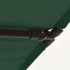 vidaXL Garden Parasol with Aluminium Pole 180x110 cm Green