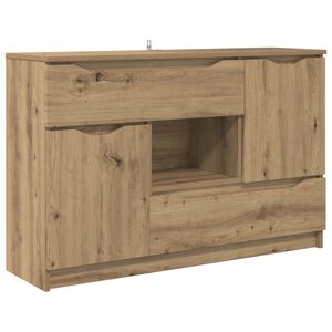 vidaXL Sideboard Artisan Oak 100 x 30 x 65.6 Engineered Wood
