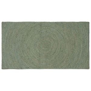 vidaXL Area Rugs Olive Green 100 x 200 cm Jute