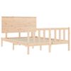 vidaXL Bed Frame without Mattress 140x200 cm Solid Wood Pine