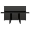 vidaXL Coffee Table High Gloss Black 111.5x50x33 cm Engineered Wood