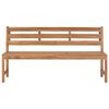 vidaXL Garden Bench 170 cm Solid Teak Wood
