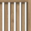 vidaXL Radiator Cover Artisan Oak 78 x 19 x 81.5 cm Engineered Wood