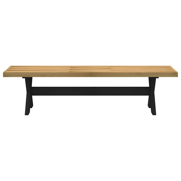 vidaXL Dining Bench NOAIN X-Shaped Legs 180x40x45 cm Solid Wood Pine