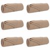 vidaXL Throw Blankets 6 pcs Camel 350 x 270 cm Fleece