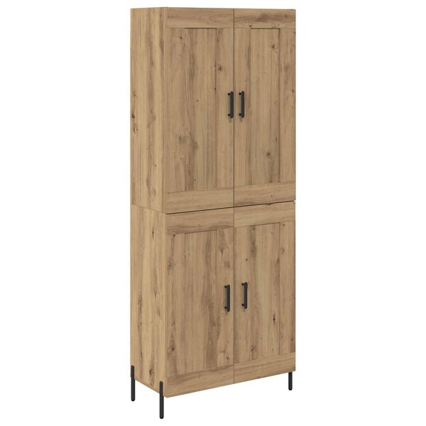 vidaXL Highboard 2 pcs Artisan Oak Engineered Wood