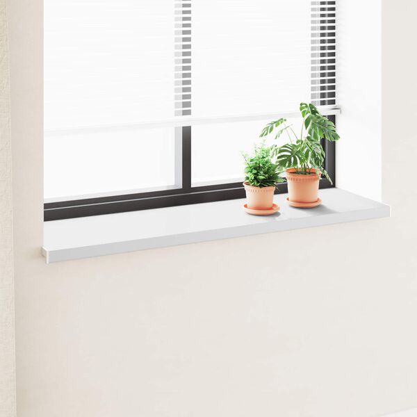 vidaXL Window Sill White 140 x 40 x 4.5 cm PVC