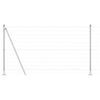 vidaXL Welded Wire Fence with Concrete Base 25 x 1.2 m (W x H)