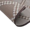 vidaXL Outdoor Carpet ARAKIL Brown &Oslash;200 cm PP