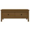 vidaXL Coffee Table Honey Brown 100x50x40 cm Solid Wood Pine