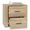 vidaXL Bedside Cabinet Sonoma Oak 50x39x47 cm