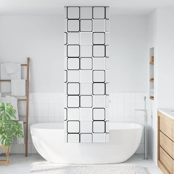 vidaXL Shower Roller Blind 70x240 cm Fabric Width 66 cm