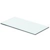 vidaXL Shelves 2 pcs Panel Glass Clear 40x15 cm