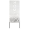 vidaXL Garden Privacy Screen Silver 50 x 140 cm Stainless steel