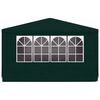 vidaXL Professional Party Tent with Side Walls 4x4 m Green 90 g/m?