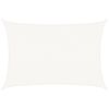 vidaXL Sunshade Sail 160 g/m&sup2; White 5x6 m HDPE