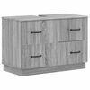 vidaXL Bathroom Sink Cabinet HOORN Grey Sonoma 82 x 41x 56 cm