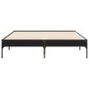 vidaXL Bed Frame without Mattress Black 120x190 cm Small Double