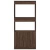vidaXL Highboard Brown Oak 63x33x140 cm Engineered Wood