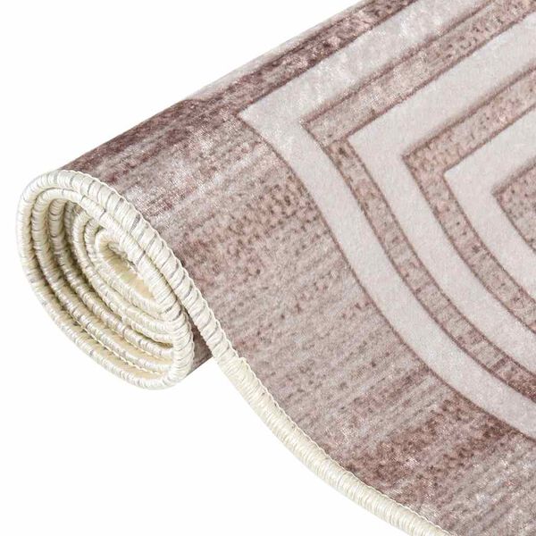 vidaXL Rug Washable 80x300 cm Beige